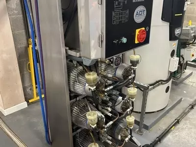 Nilfisk Delta Booster pressure washer system before full service, Stratford.